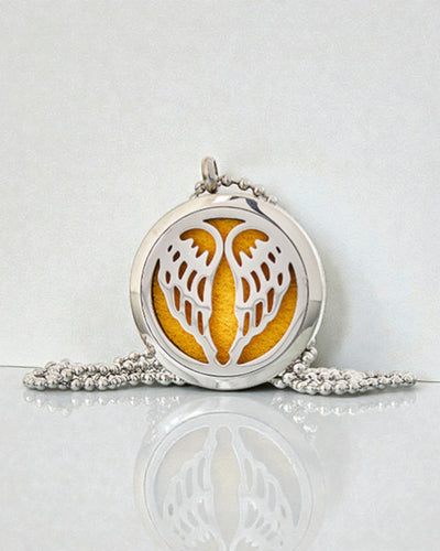 Aromalife Angelic Wings Necklace – Angel Wings Scent Locket 30 mm