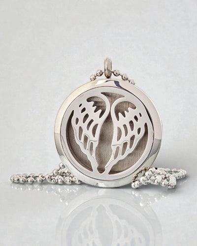 Aromalife Angelic Wings Necklace – Angel Wings Scent Locket 30 mm