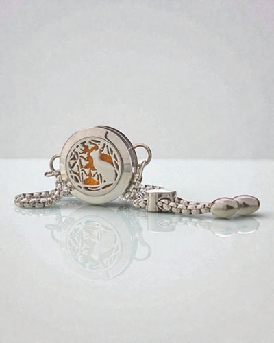 Bransoletka Aromalife Feline Bloom – Sekretnik Zapachu Kot i Kwiaty 20 mm