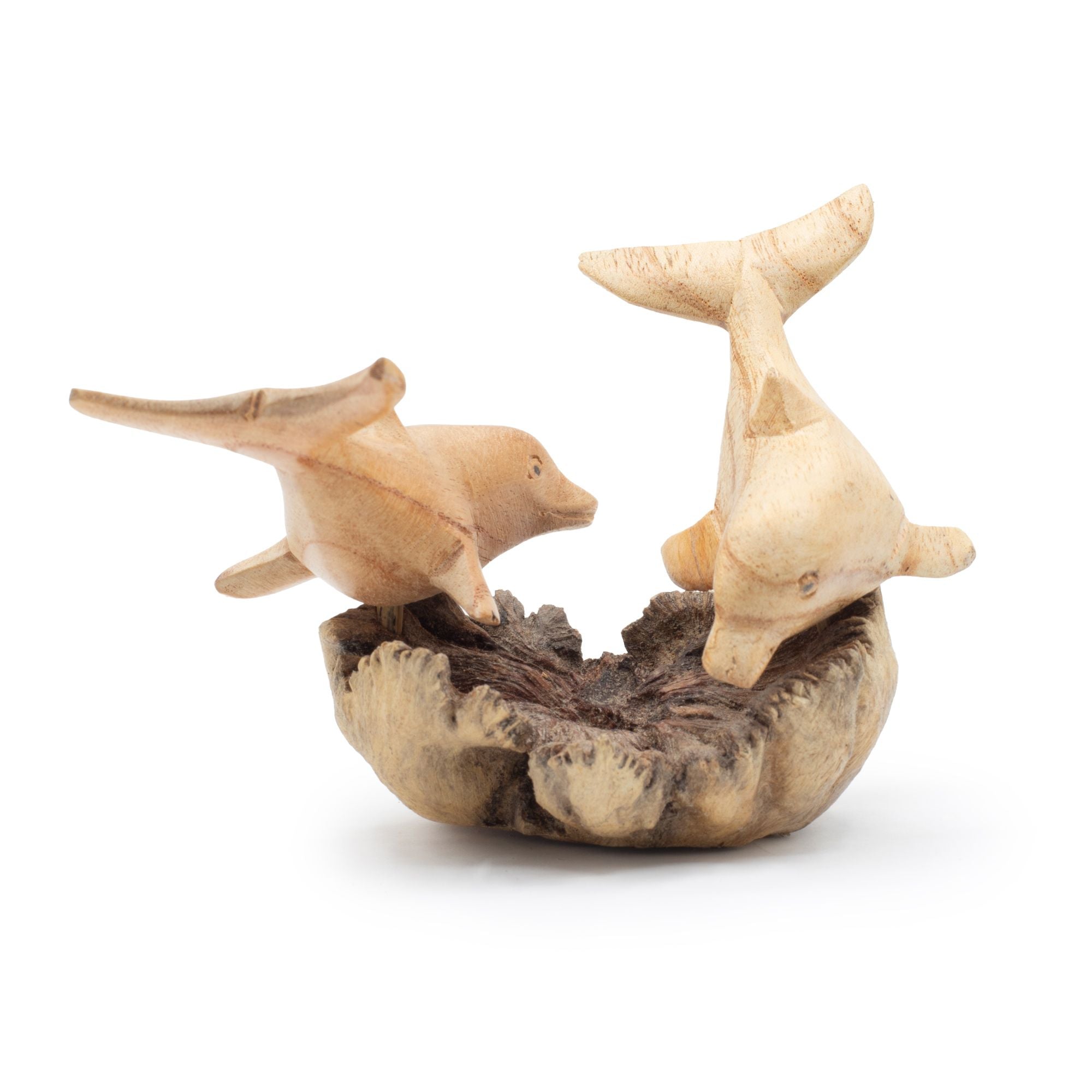 Sculpture artisanale en bois parasite