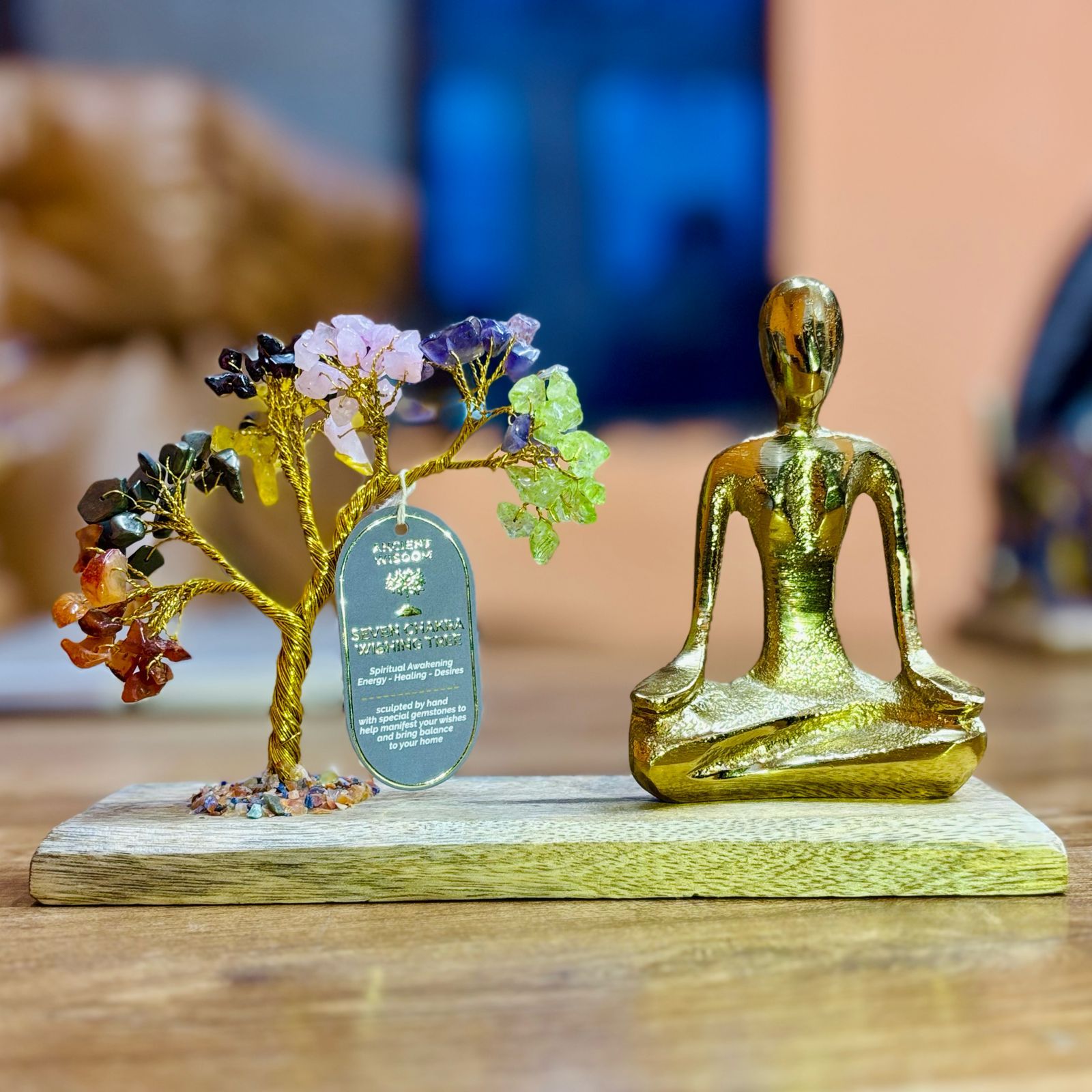 Jardin de Yoga en Pierres Précieuses  