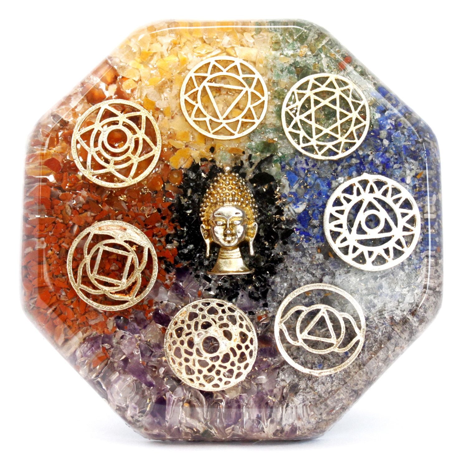 Orgonit-Schreibtisch-Kraftpaket - Buddha-Chakra