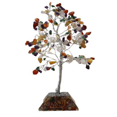 Arbre du bonheur avec base en orgonite