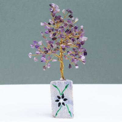 Arbre de Pierres Améthyste - Arbre Magique du Bonheur  