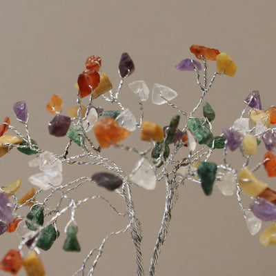 Arbre magique de pierres avec base en orgonite