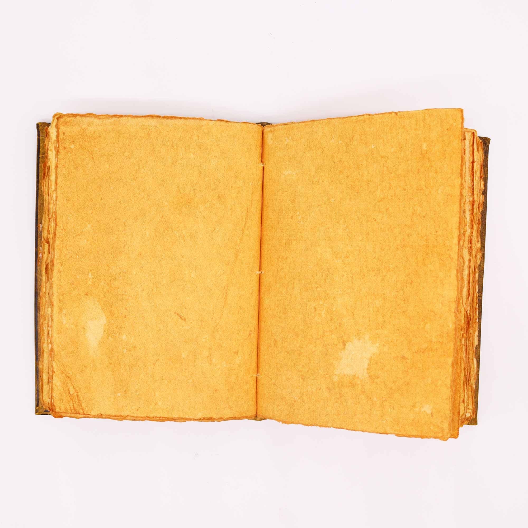 Hefty Coffee Tan Book met uilendecoratie