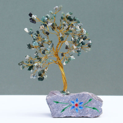 Moosachat-Edelsteinbaum