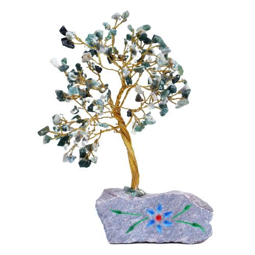 Moosachat-Edelsteinbaum