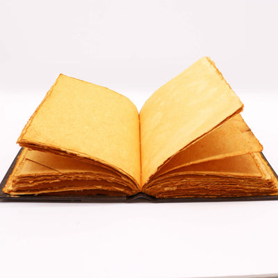 Notitieboek Hefty Brown Tan met driefasige maan