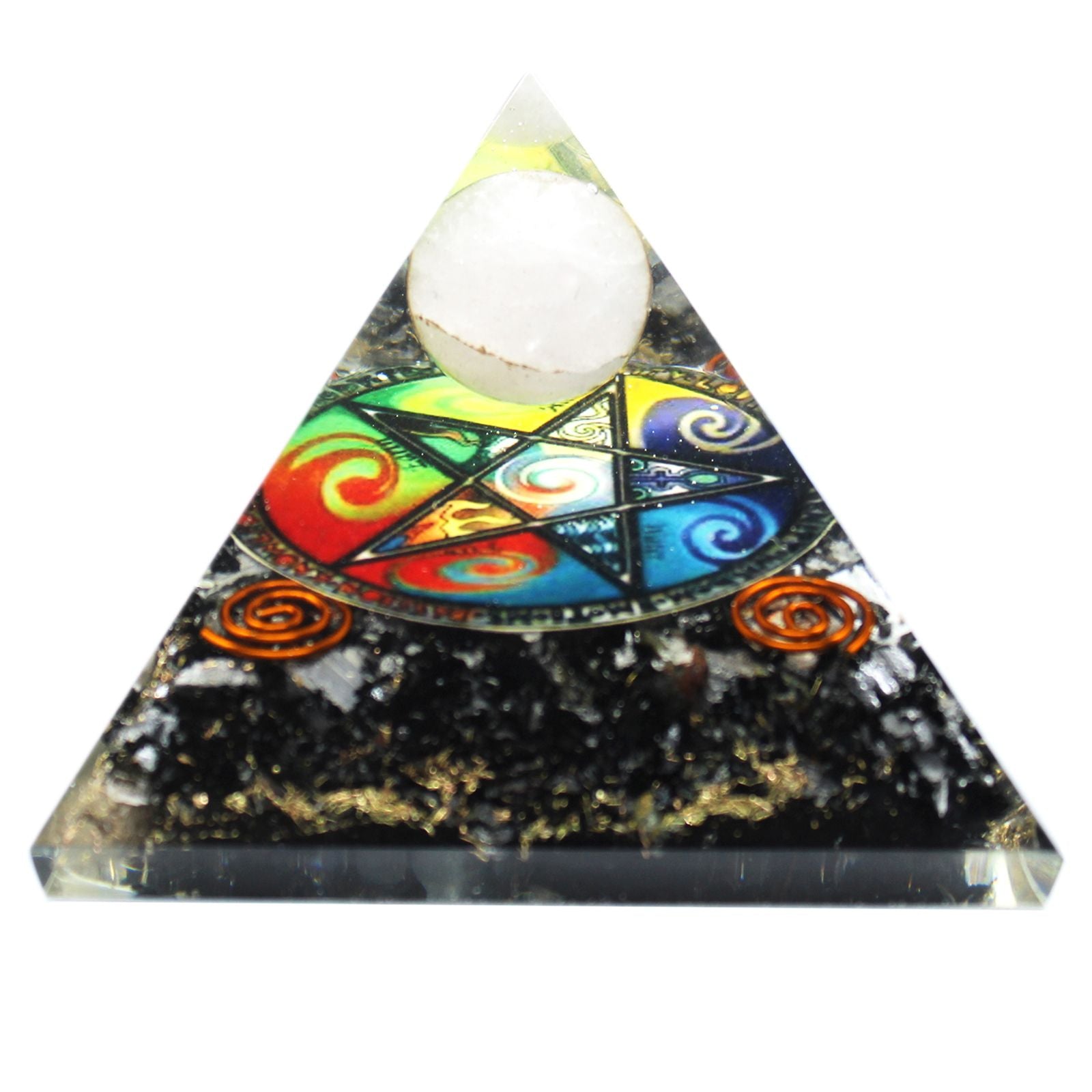 Pyramide Orgonite Midnight Pentagone