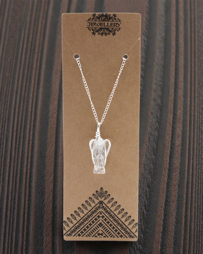 Guardian Crystal – Guardian Angel Pendant of Rock Crystal