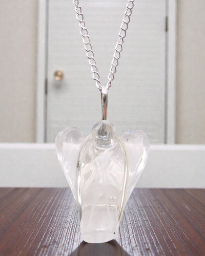 Guardian Crystal – Guardian Angel Pendant of Rock Crystal