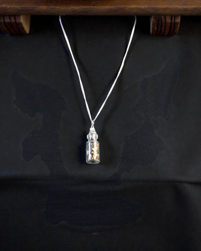 Bottle of Power – Necklace with Tiger's Eye in a Vial