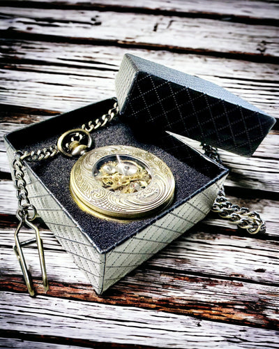 Ekskluzywny Zegarek Kieszonkowy "Heritage" - Mechaniczny i Wodoodporny