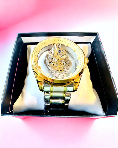 Montre Homme Quartz "Vision Sport" – Doublement Transparent en Aluminium