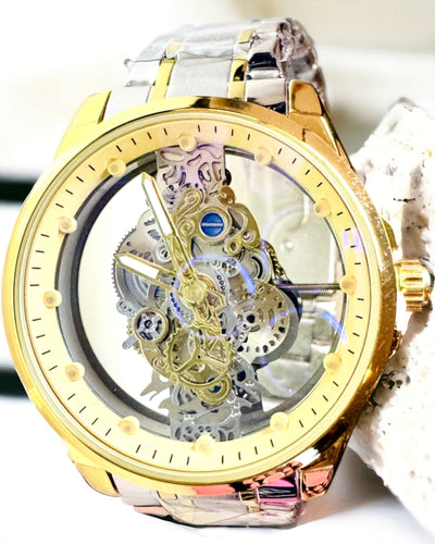 Montre Homme Quartz "Vision Sport" – Doublement Transparent en Aluminium