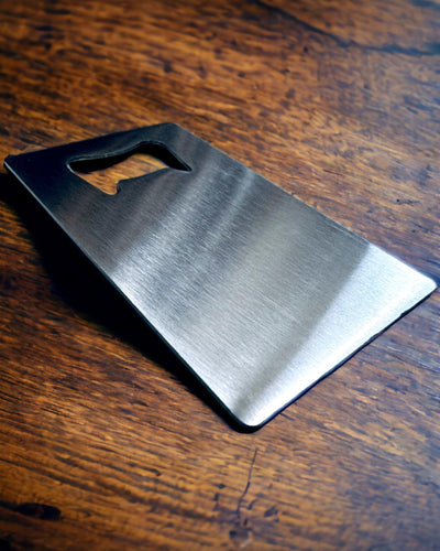 Ouvre-bouteille en acier inoxydable - Gadget élégant et pratique - personnalisation par gravure