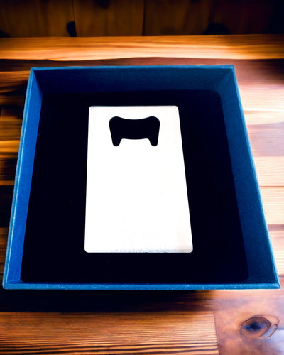 Ouvre-bouteille en acier inoxydable - Gadget élégant et pratique - personnalisation par gravure