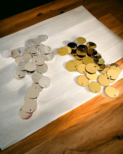 Ronde Hanger van Roestvrij Staal als cadeau met de mogelijkheid tot Personalisatie, graveren