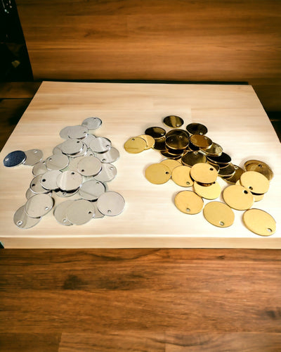 Ronde Hanger van Roestvrij Staal als cadeau met de mogelijkheid tot Personalisatie, graveren