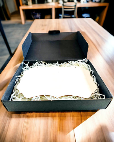 Wooden Decorative Pendant with Personalization Option – Various Shapes