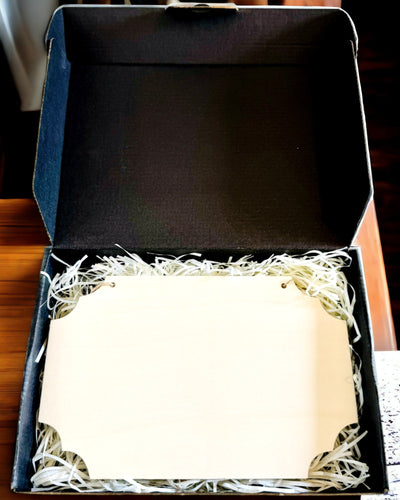 Wooden Decorative Pendant with Personalization Option – Various Shapes