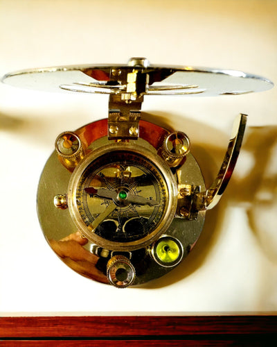 Boussole de Navigation avec Sextant et Personnalisation Possible - Nautique XL