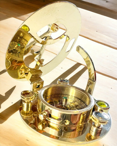 Boussole de Navigation avec Sextant et Personnalisation Possible - Nautique XL