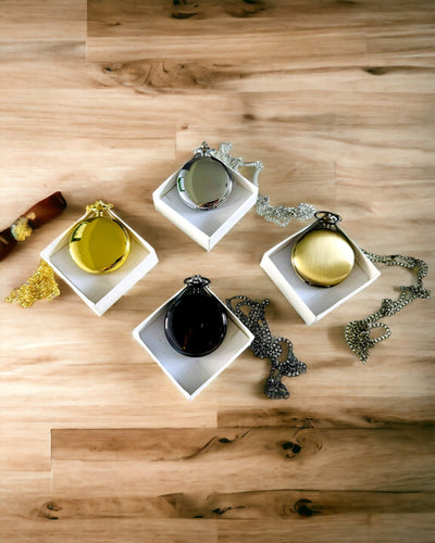 Montre de poche vintage personnalisable - or brossé