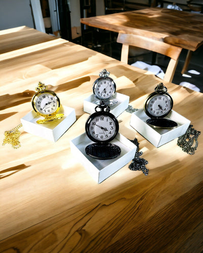 Montre de Poche Vintage de Couleur Dorée avec Possibilité de Gravure