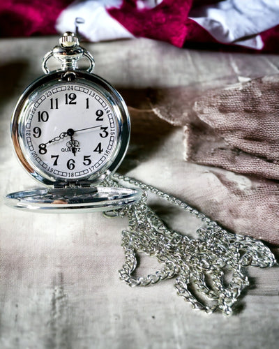 Montre de Poche Classique en Argent avec Option de Gravure