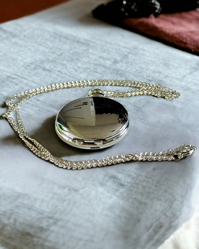 Montre de Poche Classique en Argent avec Option de Gravure