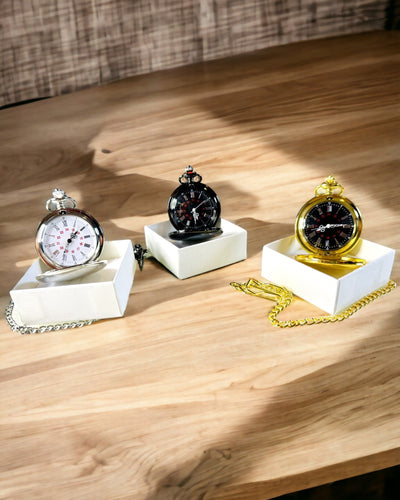 Montre de poche dorée avec possibilité de gravure