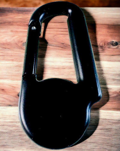 Boussole mousqueton avec thermomètre, porte-clés - possibilité de gravure