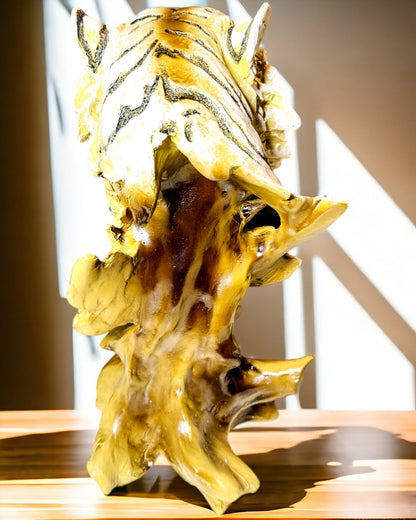 Statuette "Tiger König des Dschungels" mit Gravuroption, Figur 29 cm hoch, Dekoration als Geschenk