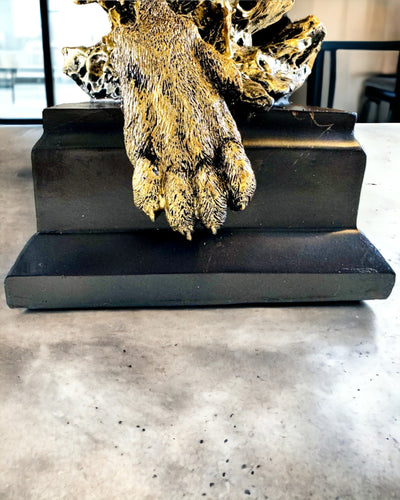 Royal Lion - Majestic Decorative Figure with Engraving Option, 2 color variants to choose from, as a gift