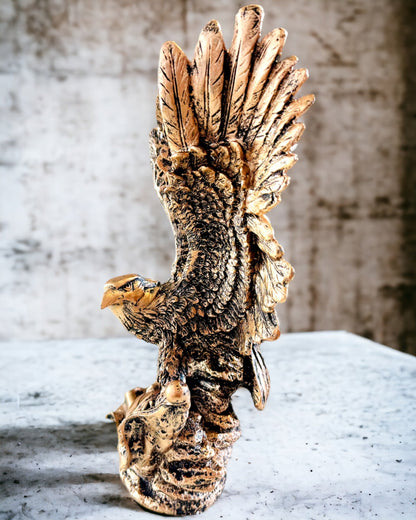 "Władca Wiatrów" - Sculpture Rétro d'Aigle au Style Vintage avec Option de Gravure