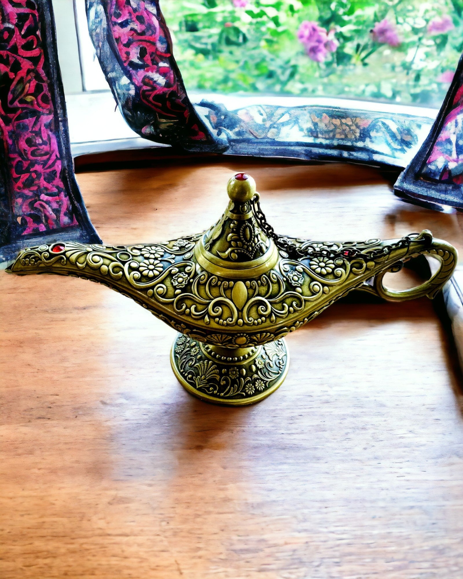 Lampe Magique d'Aladin avec Option de Gravure - Variante Or Haché