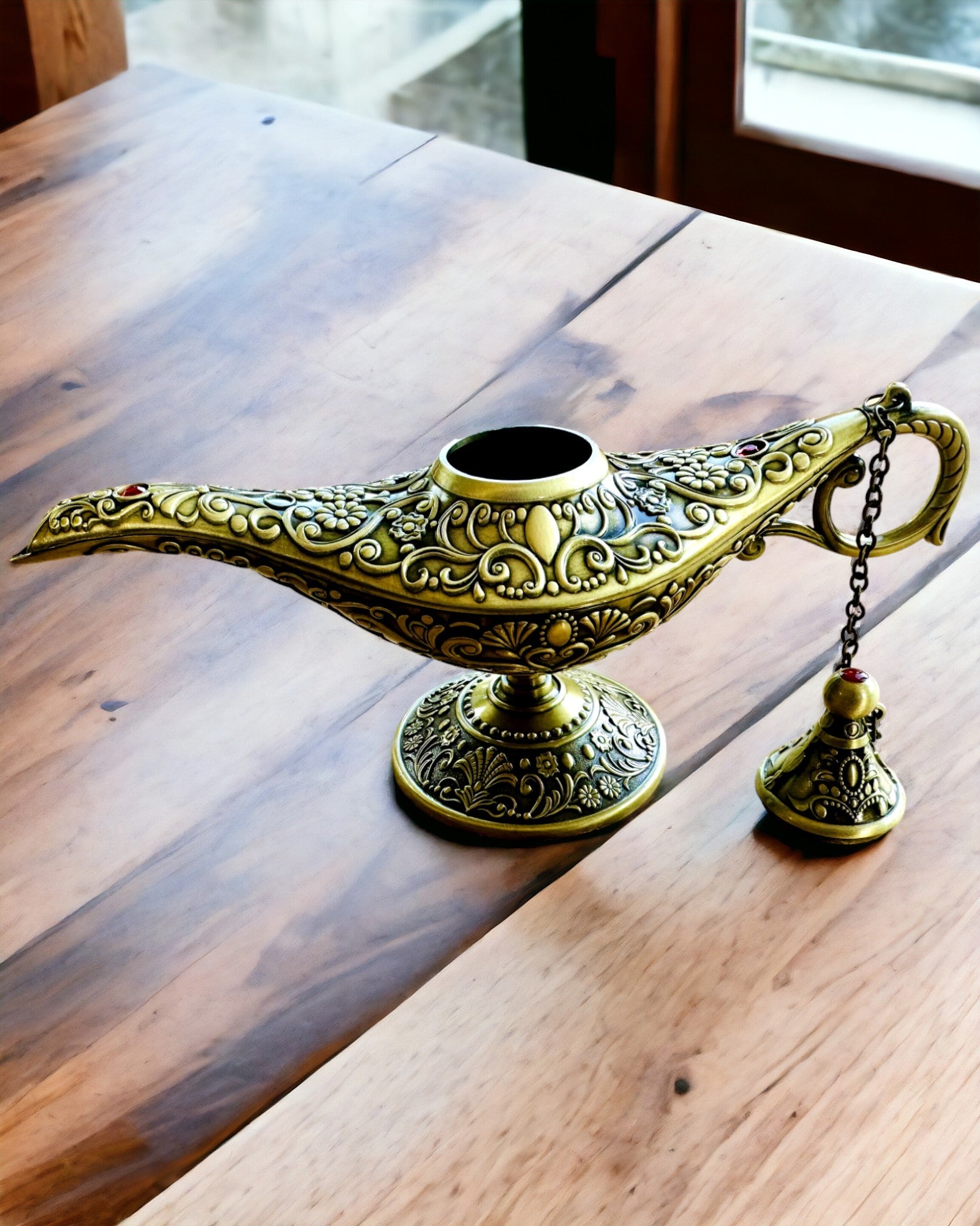 Lampe Magique d'Aladin avec Option de Gravure - Variante Or Haché