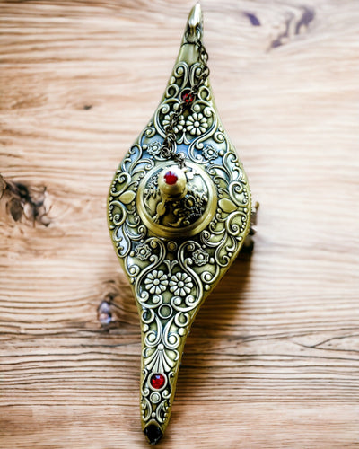 Lampe Magique d'Aladin avec Option de Gravure - Variante Or Haché