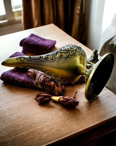 Lampe Magique d'Aladin avec Option de Gravure - Variante Or Haché