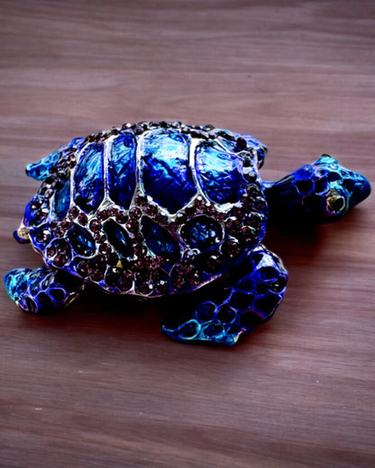 Magische Schat van de Schildpad - Sieradenkistje met personaliseerbare gravure, cadeau