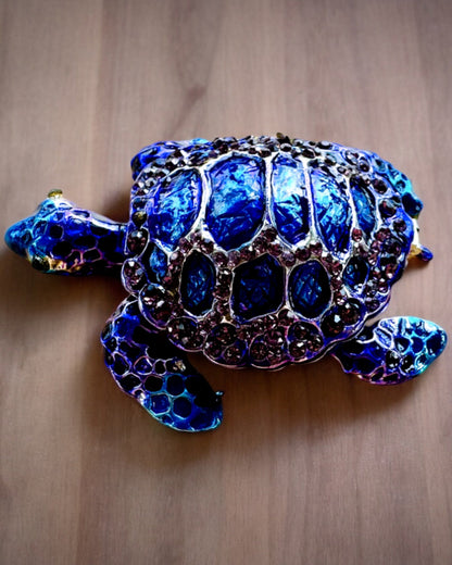 Magische Schat van de Schildpad - Sieradenkistje met personaliseerbare gravure, cadeau