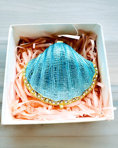 Skarbiec Wspomnień Muszelka - Sieradenkluis met de mogelijkheid voor personalisatie met gravure, cadeau