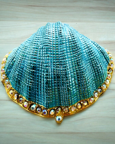 Skarbiec Wspomnień Muszelka - Sieradenkluis met de mogelijkheid voor personalisatie met gravure, cadeau