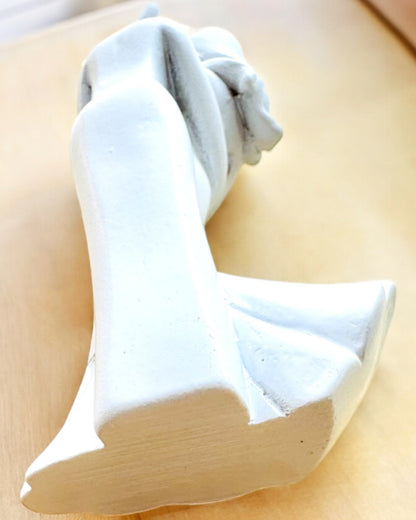 Élégante Union - Petite Figurine Décorative avec Option de Gravure - couleur blanche