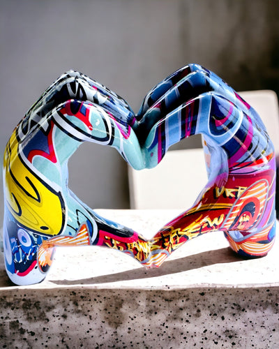 Dekorative Figur Bunter Dekorationsgriff ArtBrace - personalisierbar mit Gravur, als Geschenk