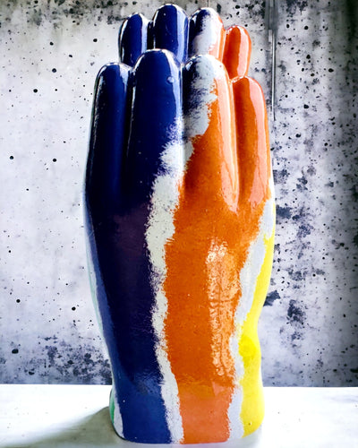 Kleurrijk Ruimtelijk Hart - Decoratief Beeldje van Hars met personalisatiemogelijkheid, als cadeau