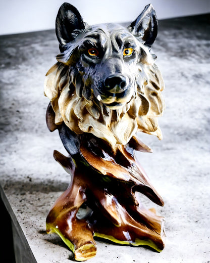 "Wilczy Duch" – Figurine décorative avec possibilité de personnalisation par gravure, pour cadeau