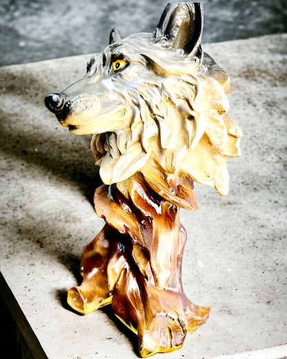 "Wilczy Duch" – Figurine décorative avec possibilité de personnalisation par gravure, pour cadeau